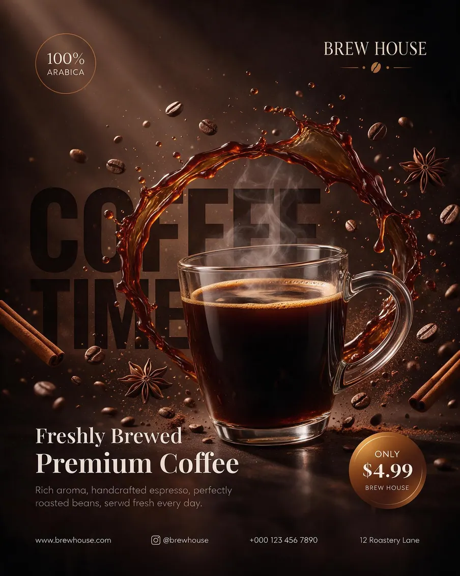 Coffee time splash