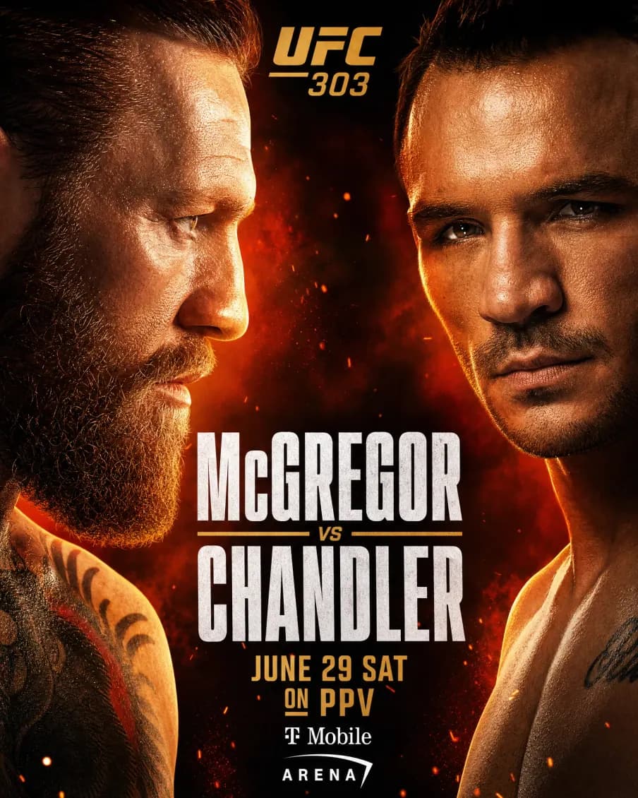 UFC face-off poster