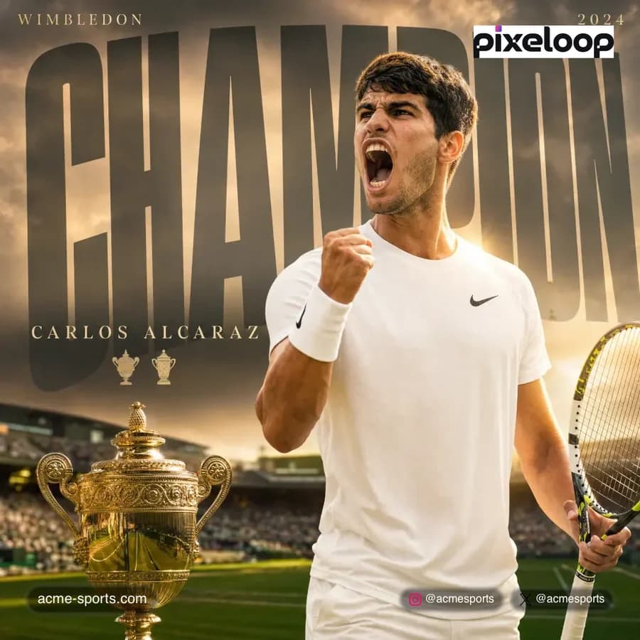 The same tennis poster where the logo sits inside an obvious white rectangle