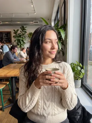 Coffee shop scene