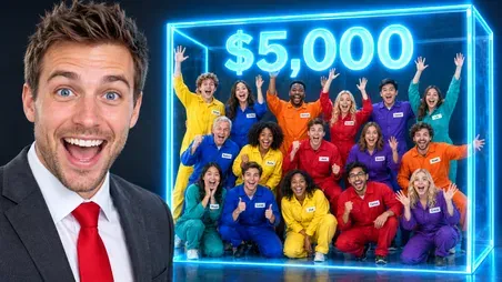 Challenge video thumbnail with a $5,000 cash prize box