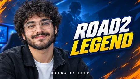 Gaming thumbnail: "Road to legend", an esports streamer