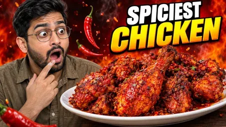 Spiciest chicken food review thumbnail