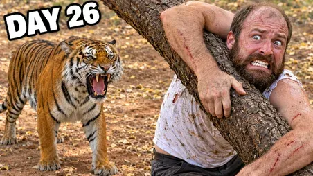 Survival thumbnail: day 26 with a tiger
