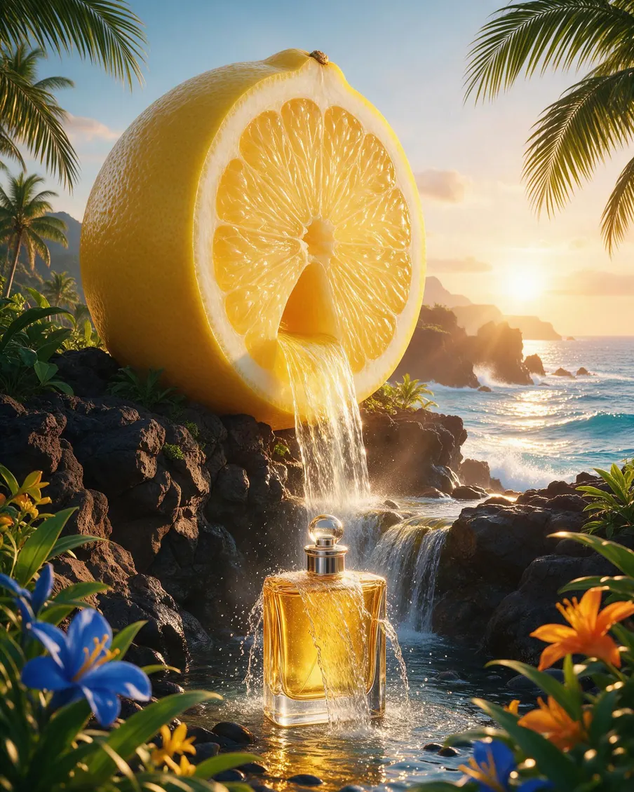 Citrus waterfall